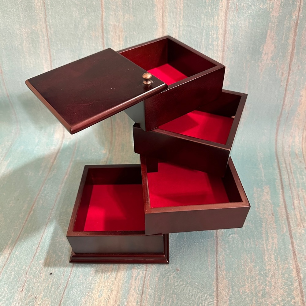 Vintage Numbered Bombay Jewelry Box